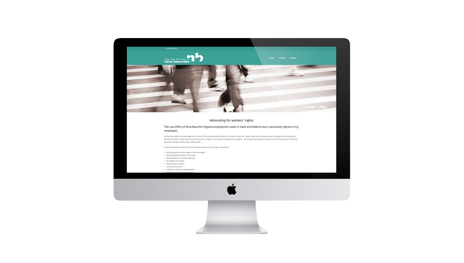 custom legal lawyer website design