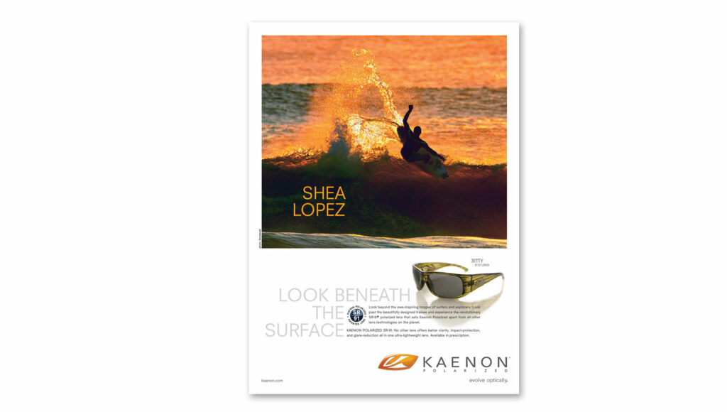 advertising design surfer mag