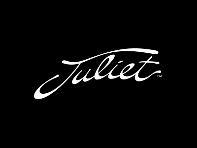 oakley juliet script logo design