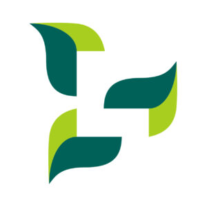 LBLOI medical logo design with negative space