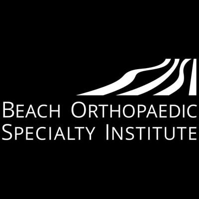 Beach Orthopedics medical logo design